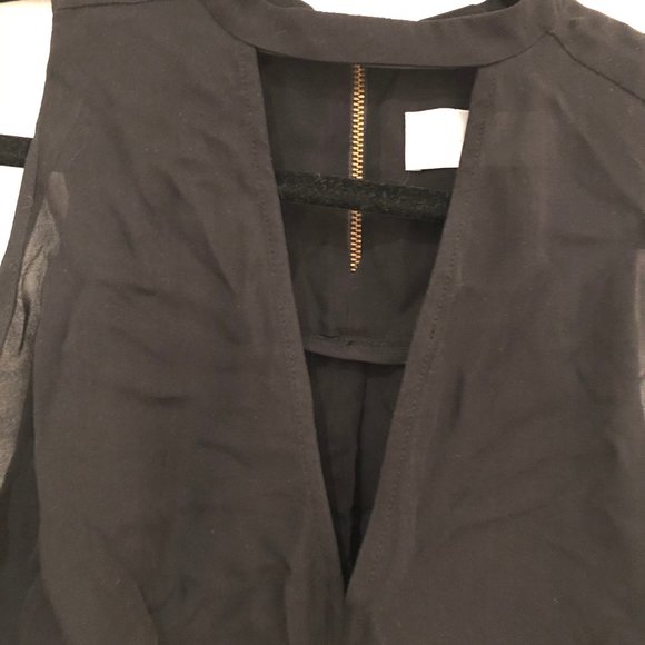 A.L.C Black Silky Top - Picture 3 of 3